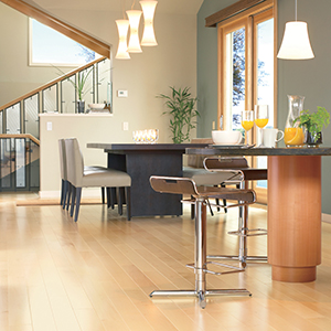 Maple floors, easy to maintain, affordable, and simply beautiful!